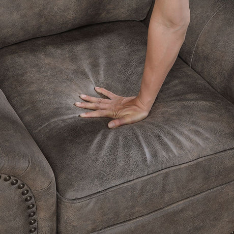 Pinnacle - Loveseat - Dark Brown