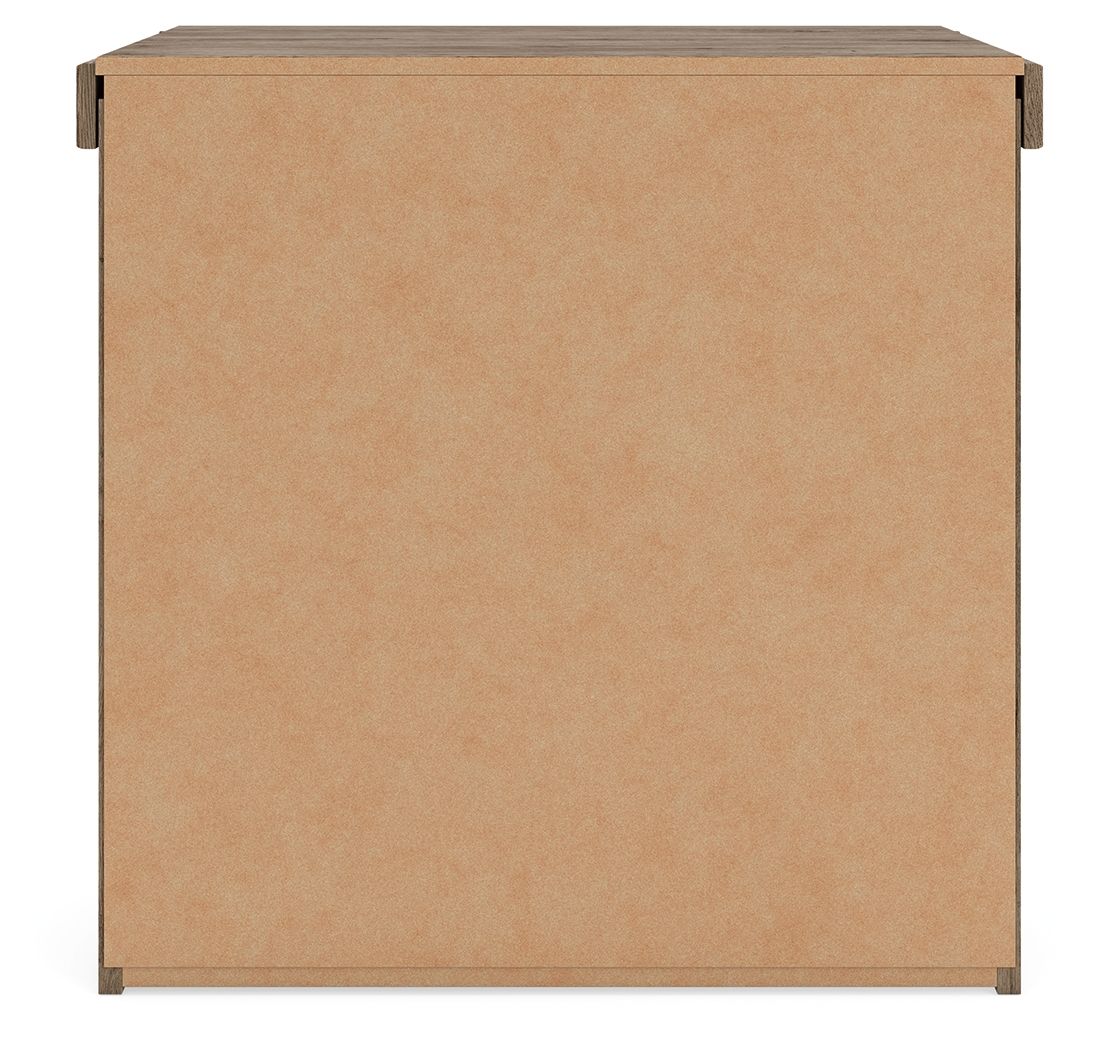 Oliandon - Two Drawer Night Stand - Light Brown