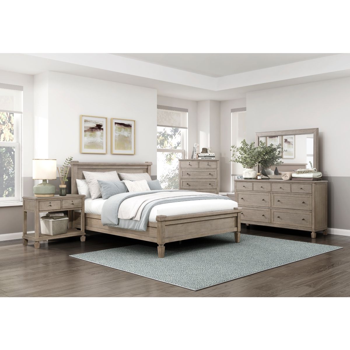 Marceline - Nightstand - Gray