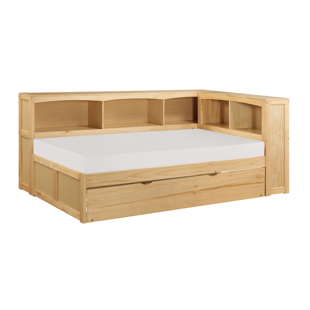 Bartly - Bookcase Corner Bed