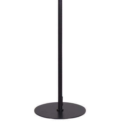 "Helix Radiance" LED Metal Floor Lamp - Matte Black