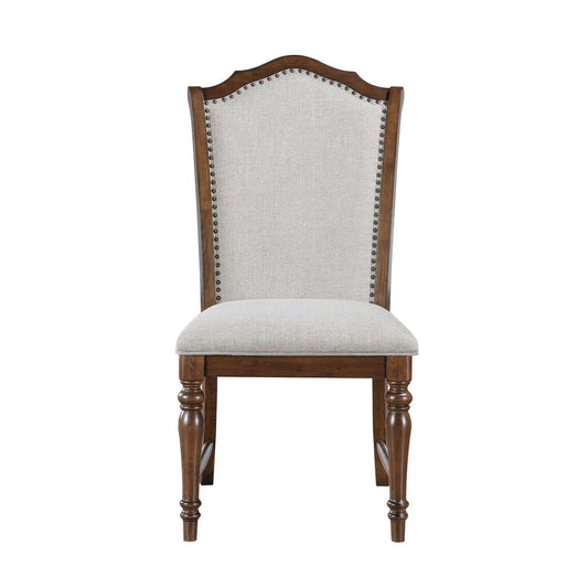 Rexford - 5 Piece Dining Room Set (Table & 4 Side Chairs) - Cherry / Gray