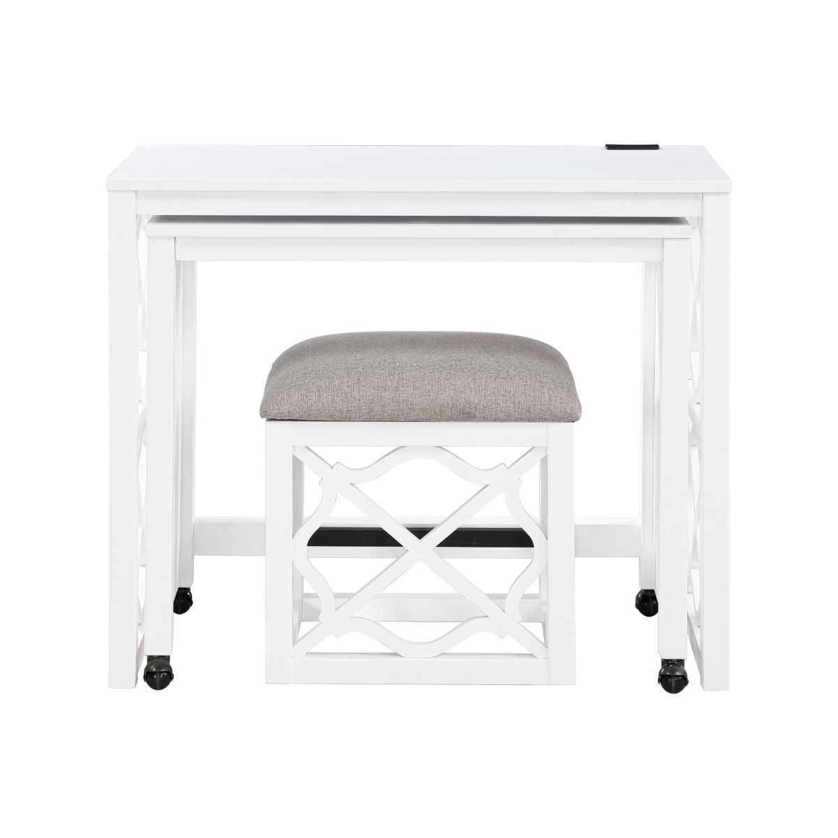 Salina - 3 Piece Pack Desks With Stool Set