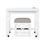 Salina - 3 Piece Pack Desks With Stool Set