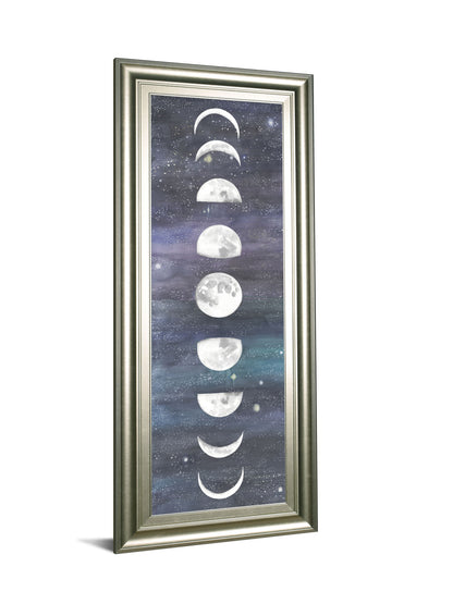 Moon Chart I By Naomi Mccavitt - Framed Print Wall Art - Dark Gray