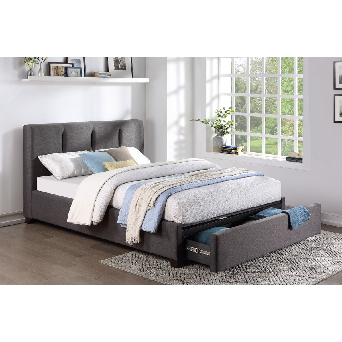 Aitana - Platform Bed With Storage Drawer