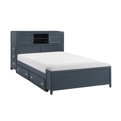 Sloane - Bookcase Bed With Hidden Desk, Stool And Storage Bench