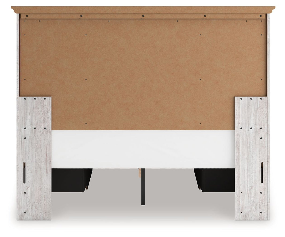 Makidern - Panel Storage Bed With 2 Under Bed Storage Units