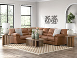 Furniture City - MS - Ashley Furniture - WillowBend Sectional - LAF 3-Piece Sectional / Caramel - PC27704S4