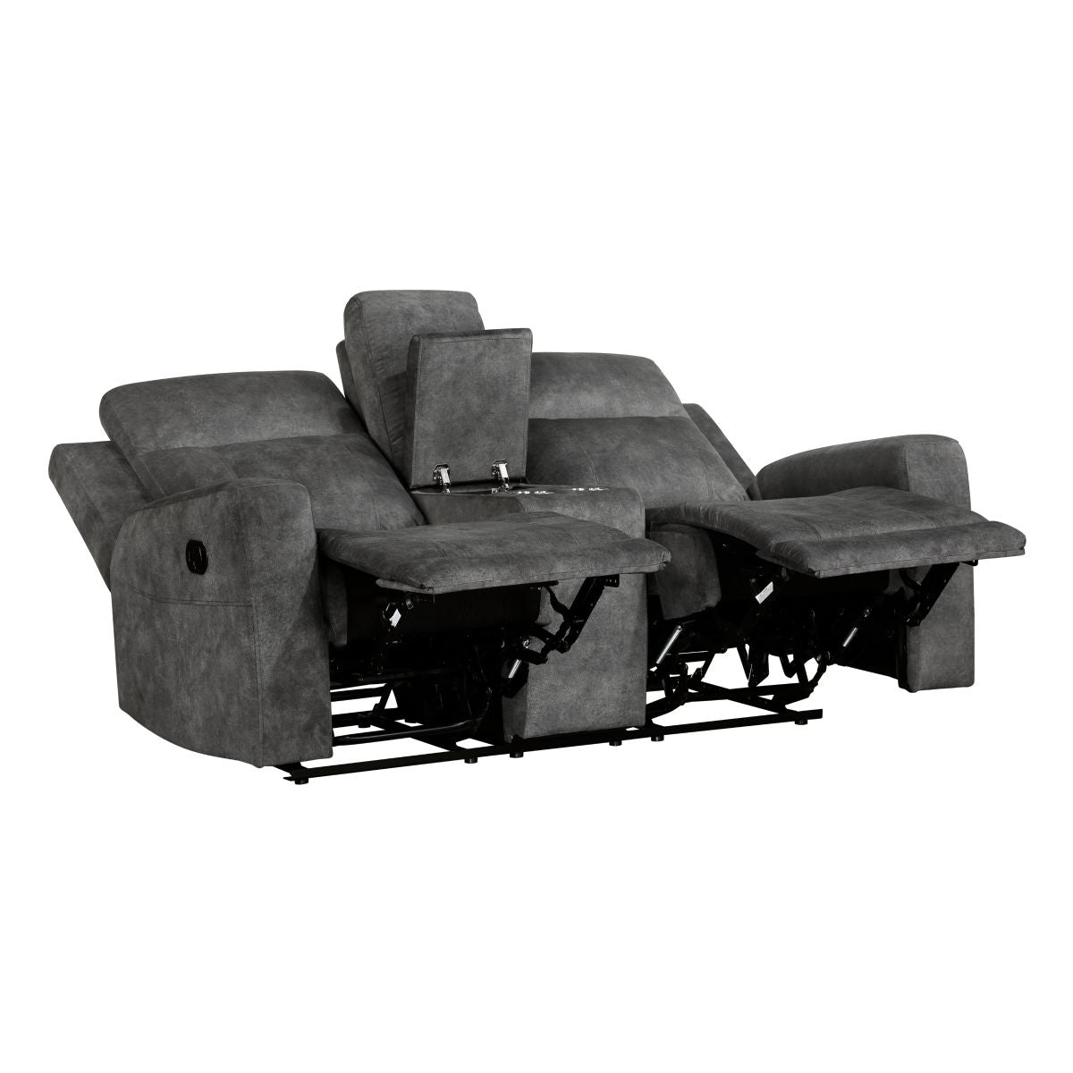 Muncie - Sofa & Loveseat - Dark Gray