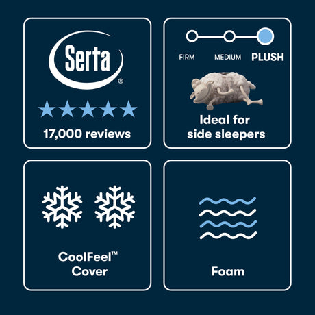 iSeries NXG - 12.5" Memory Foam Plush Mattress 2500