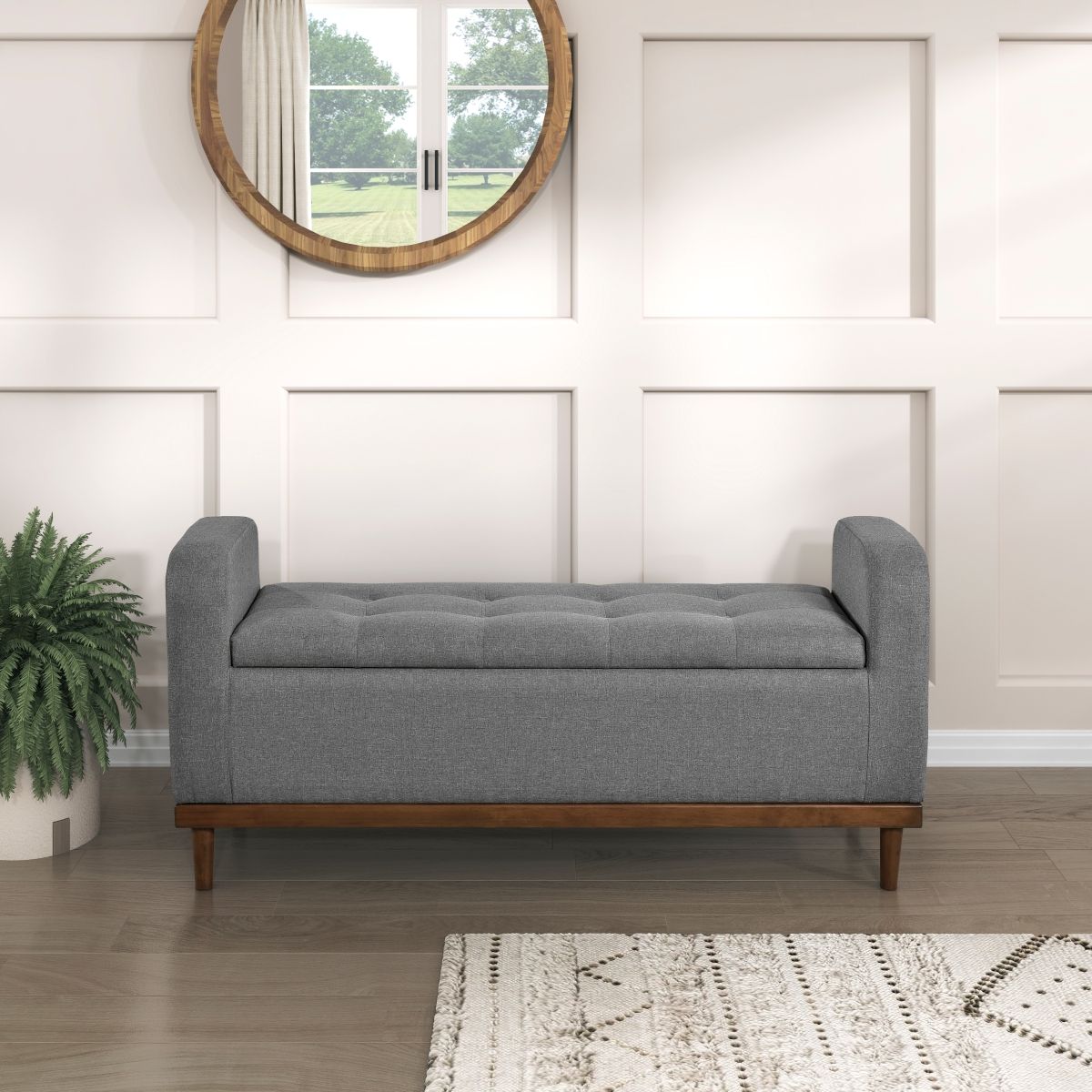 Brigitte - Lift Top Storage Bench