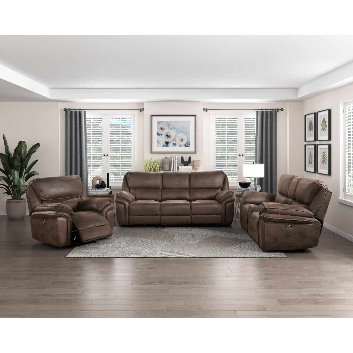 Proctor - Double Reclining Loveseat With Center Console