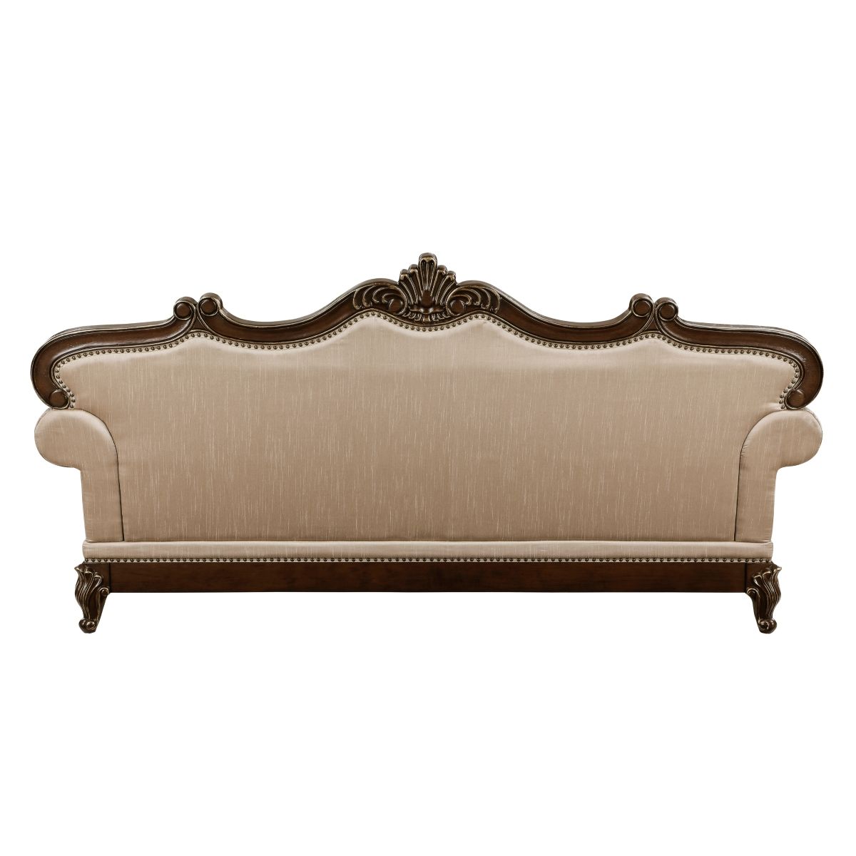 Balthasar - Sofa & Loveseat - Cherry / Beige