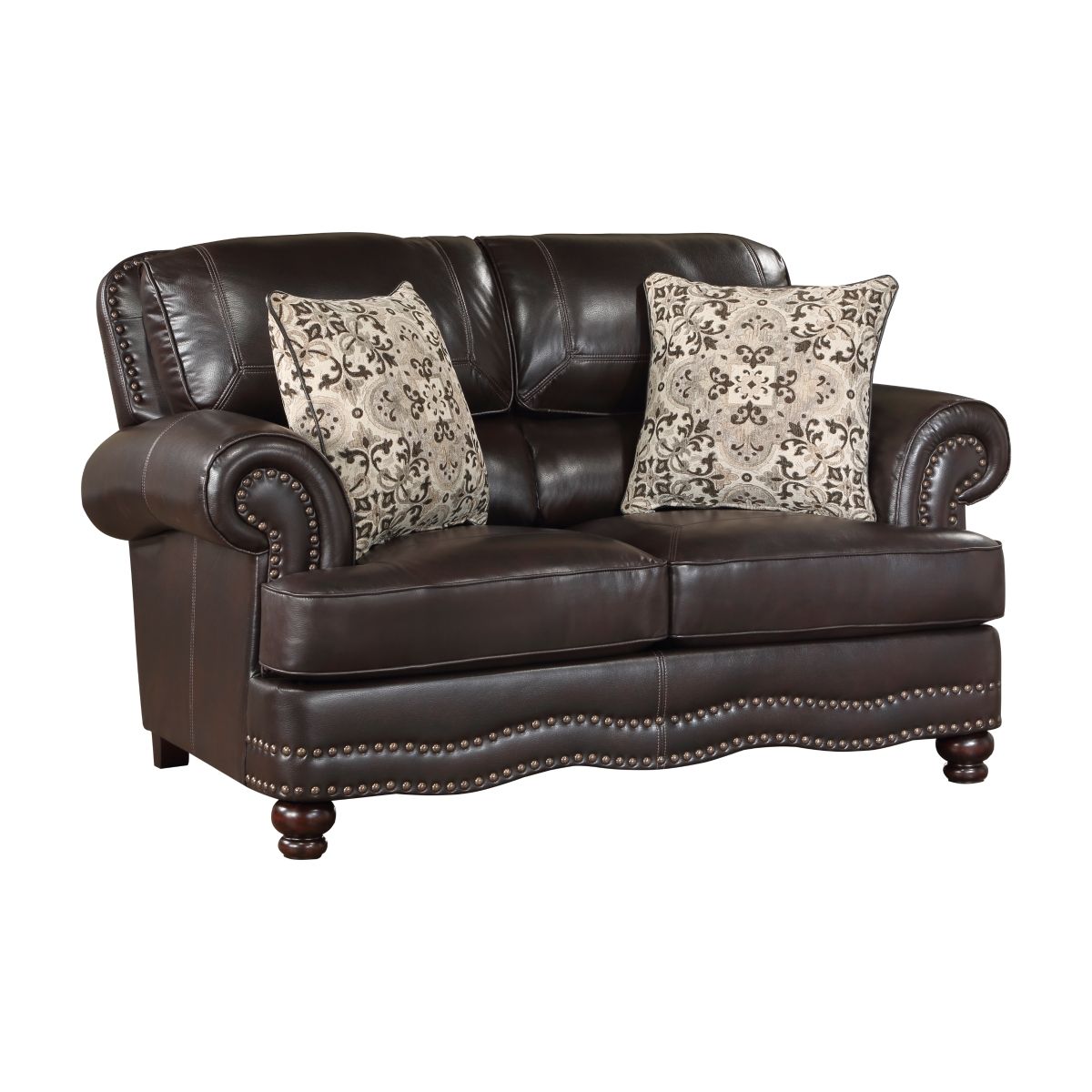 Milford - Sofa & Loveseat - Brown