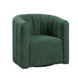 Delaney - Swivel Chair With Ottoman