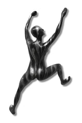 Ascend Form - 13" x 7" Sculpture - Black