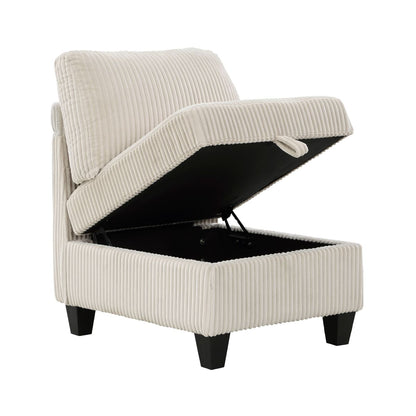 Walterboro - Sectional With Storage, Storage Pouches And Charging Ports
