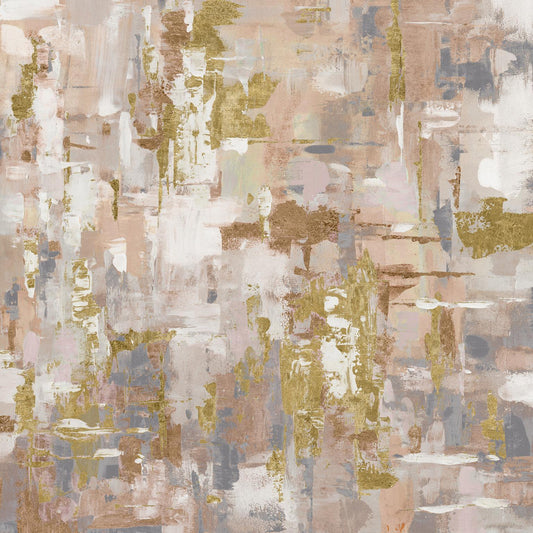 Halcyon Abstract By Lorenzo Collective (Framed Small) - Beige