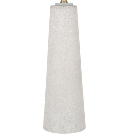 Mystic Frost Glass Table Lamp With Night Light (Set of 2) - Frosted Glass / Frosted Crystal