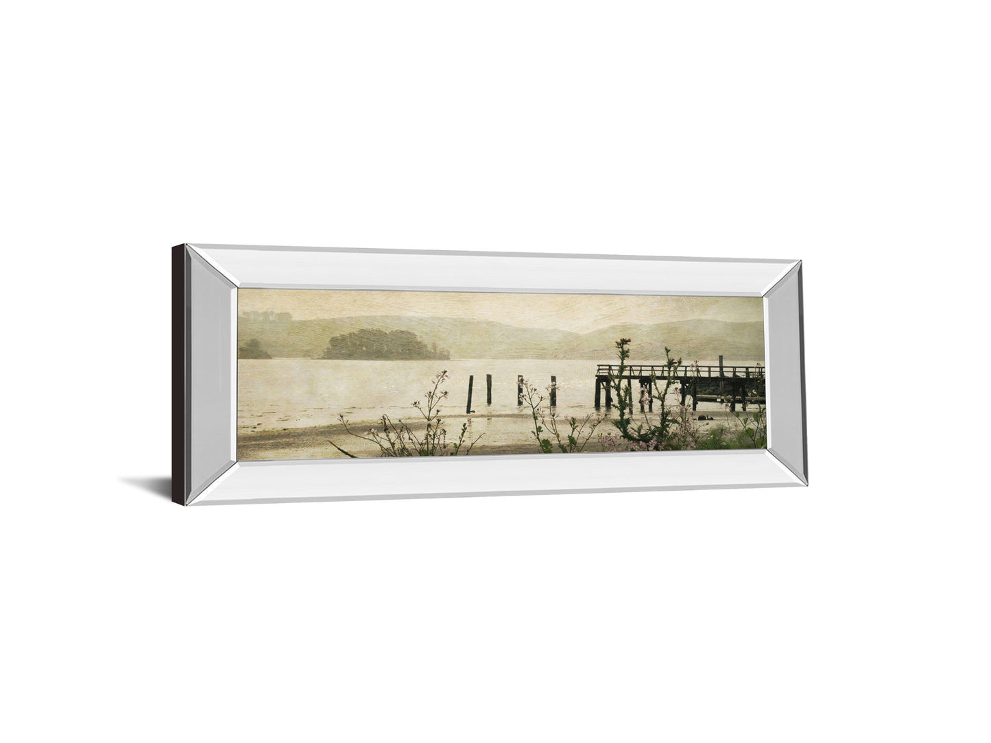 Marshall Il By Melious - Mirror Framed Print Wall Art - Beige