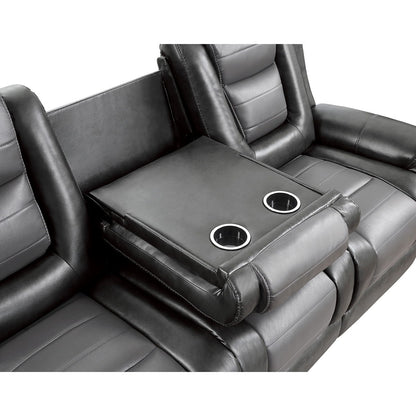 Briscoe - Double Reclining Sofa With Center Drop-Down Cup Holders