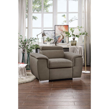 Ferriday - Chair With Pull-Out Ottoman