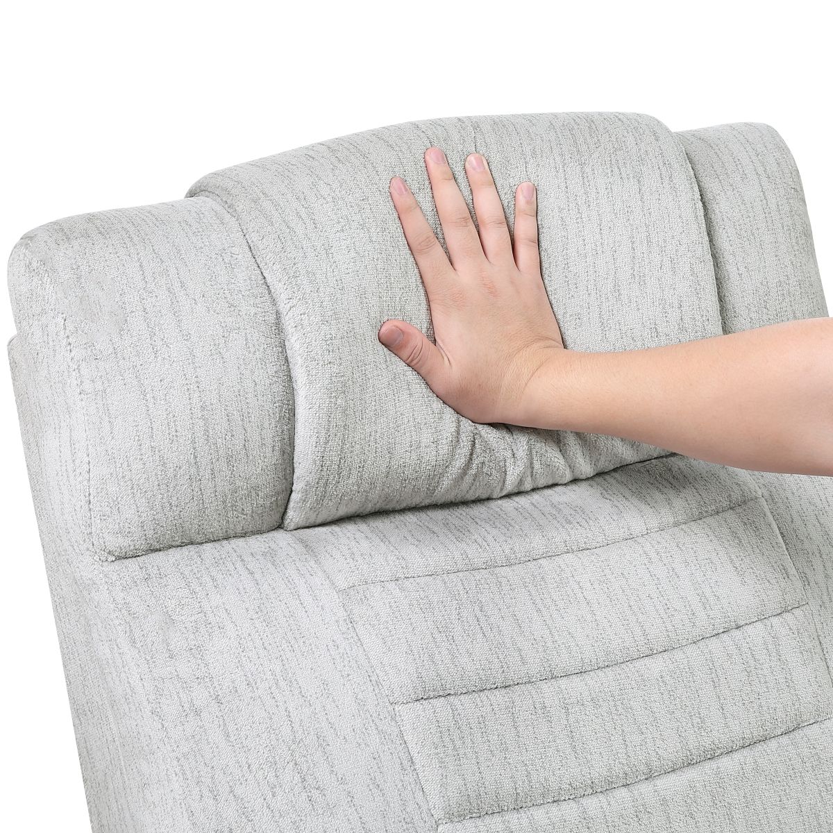 Ronan - Double Reclining Loveseat With Center Console, Wireless Speakers, Storage Arms, Cup Holders And Led - Gray