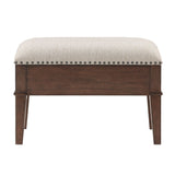Claremore - Cocktail Table With Two Ottomans - Beige