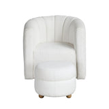 Delaney - Swivel Chair With Ottoman
