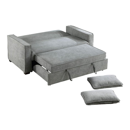 Alta - Convertible Studio Sofa With Pull-Out Bed - Gray