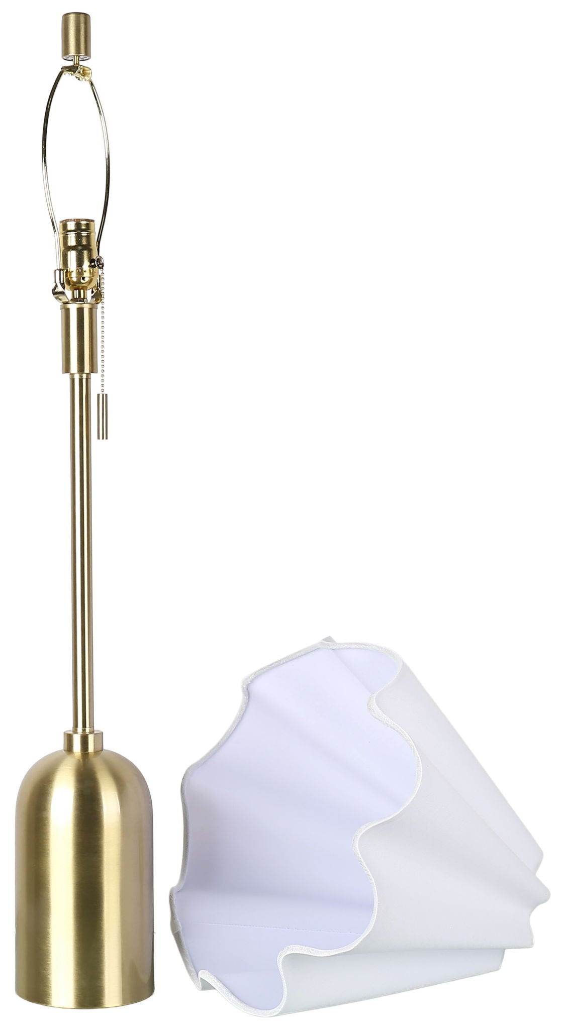 Petal Poise - 33 X 13 - Metal Buffet Lamp (Set of 2) - Soft Gold
