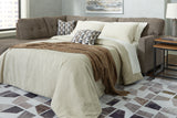 Furniture City - MS - Ashley Furniture - Mahoney Sectional - RAF 2-Piece Sleeper Sectional with Chaise / Chocolate - 31005S3