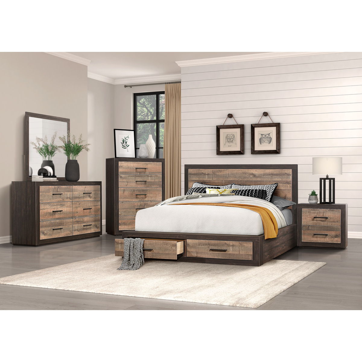 Miter - Mirror - Brown