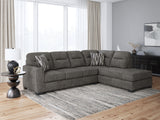 Furniture City - MS - Ashley Furniture - Olten Sectional - LAF 2-Piece Sectional with Chaise / Graphite - 31305S2