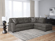 Furniture City - MS - Ashley Furniture - Olten Sectional - LAF 2-Piece Sectional with Chaise / Graphite - 31305S2