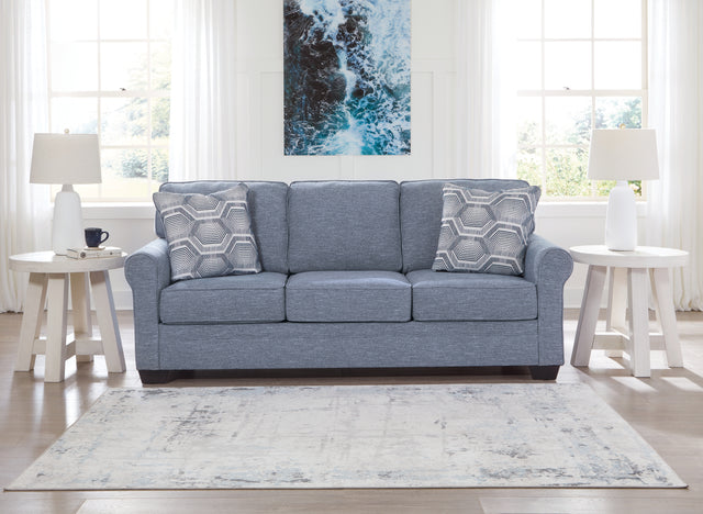 Furniture City - MS - Ashley Furniture - Carissa Manor Living Room - Sofa / Denim - 3260438