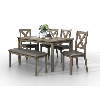 Holders - 6 Piece Dinette Set - Gray