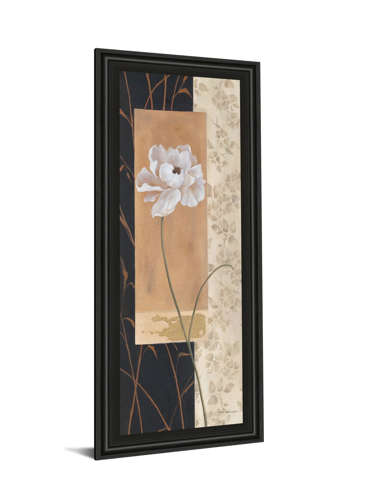 & I By Carol Robinson - Framed Print Wall Art - Beige