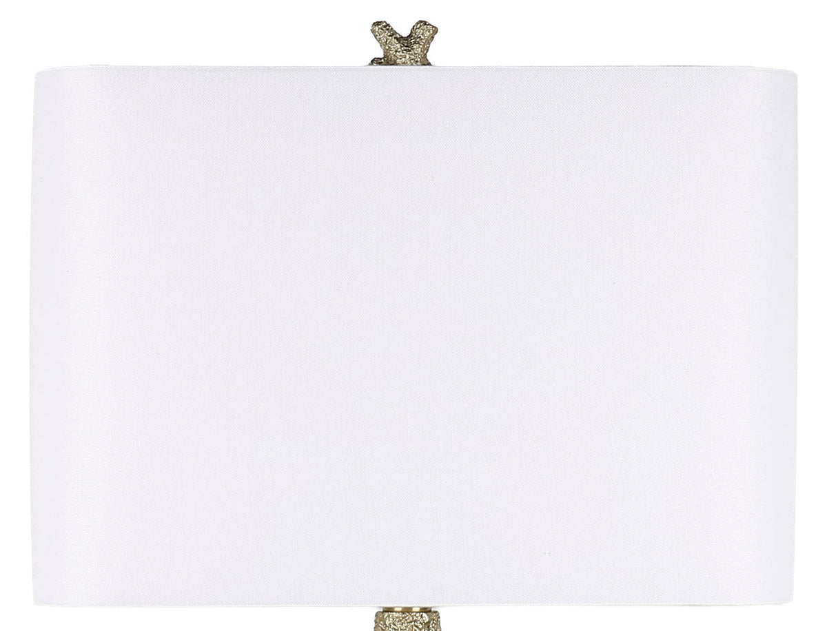 Gilded Reef - 30 X 15 - Resin Table Lamp (Set of 2) - White Marble