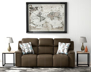 Arezzo - Power Headrest Power Reclining Sofa With Zero Gravity/Extended Ottoman