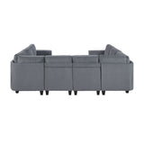 Walterboro - Sectional With Storage, Storage Pouches And Charging Ports
