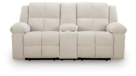 Orlen - Double Reclining Loveseat With Console - Winter