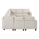 Walterboro - Sectional With Storage, Storage Pouches And Charging Ports