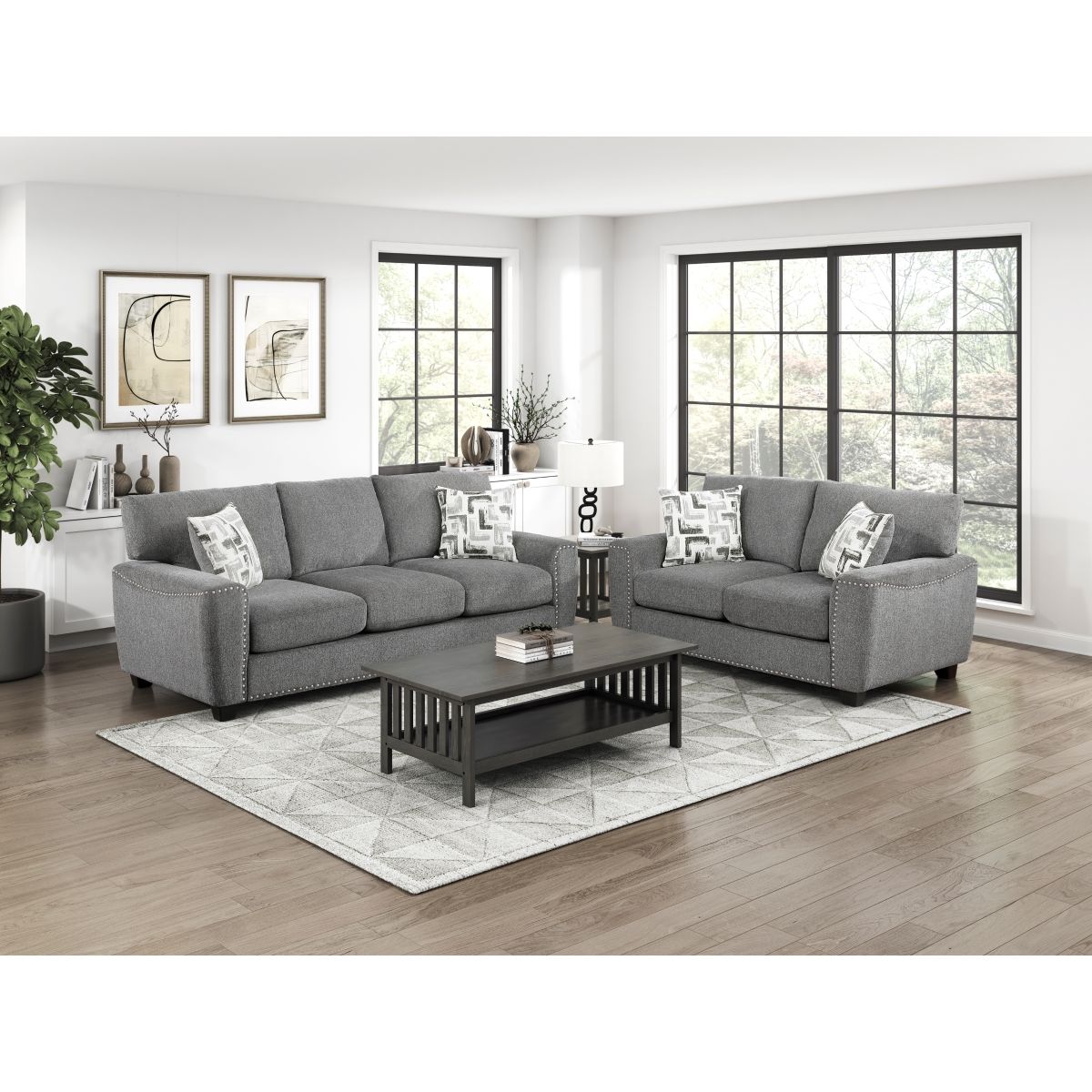 Isabel - Sofa - Dark Gray