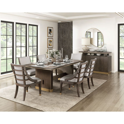 Griffin - Dining Table - Dark Brown