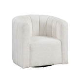 Delaney - Swivel Chair With Ottoman