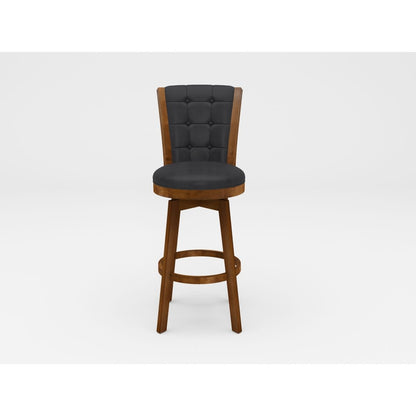 Medford - Swivel Pub Height Chair (Set of 2) - Black