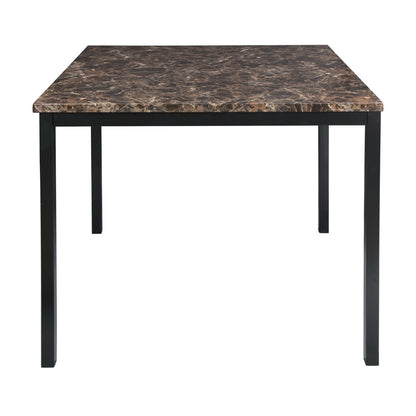 Tempe - 5 Piece Dining Room Set (Table & 4 Side Chairs) - Brown / Black