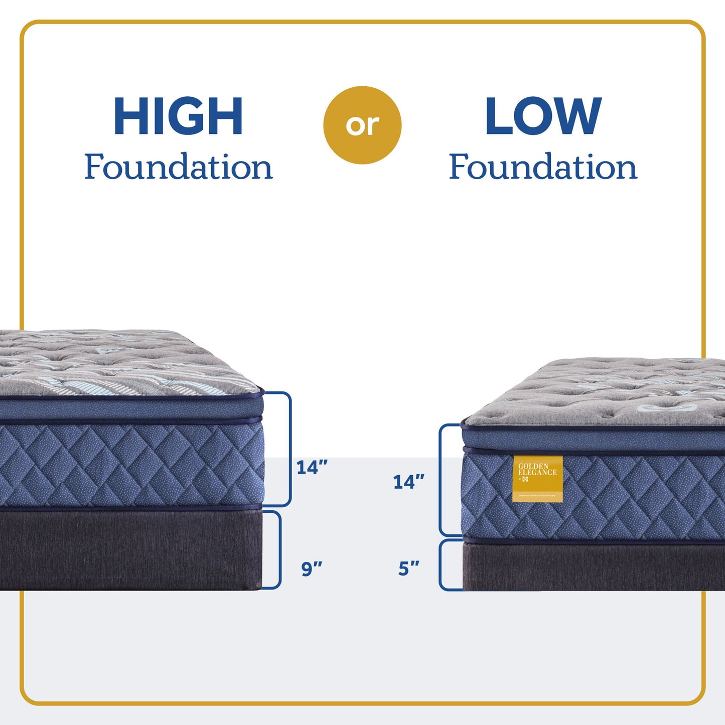 Golden Elegance - Royal Park Soft Euro Pillow Top Mattress